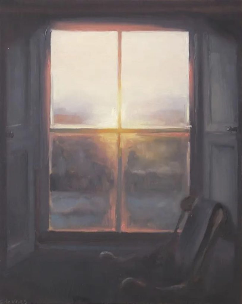 Chaise près de la fenêtre par Serge de Vries