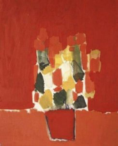 Fleurs rouges (1952) Par Nicolas de Staël