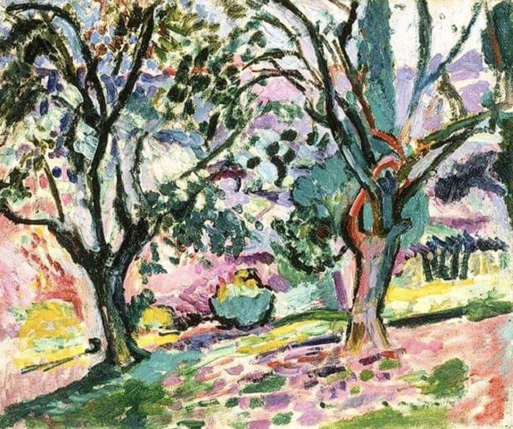 Promenade à travers les oliviers d’Henri Matisse
