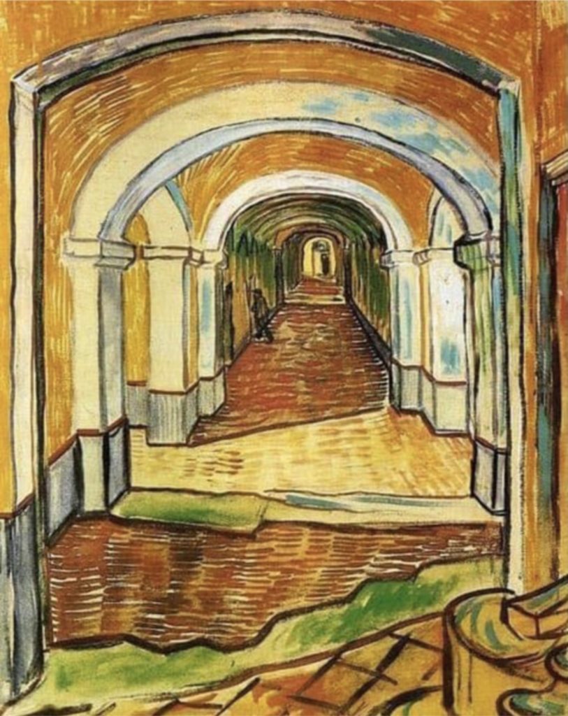 Couloir de l’Hôpital Saint-Paul par Vincent van Gogh