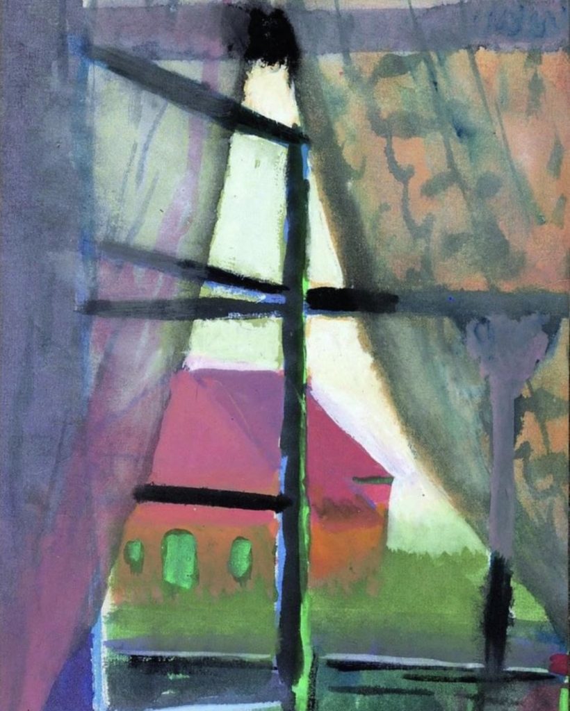 Vue de la fenêtre par Paul Klee