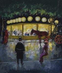 Le pavillon du Pré Catelan, le soir par Kees van Dongen