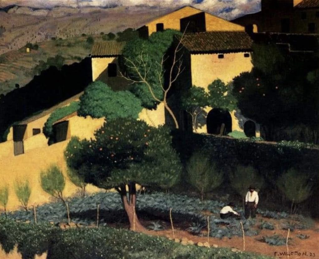 Paysage à Cagnes par Félix Vallotton