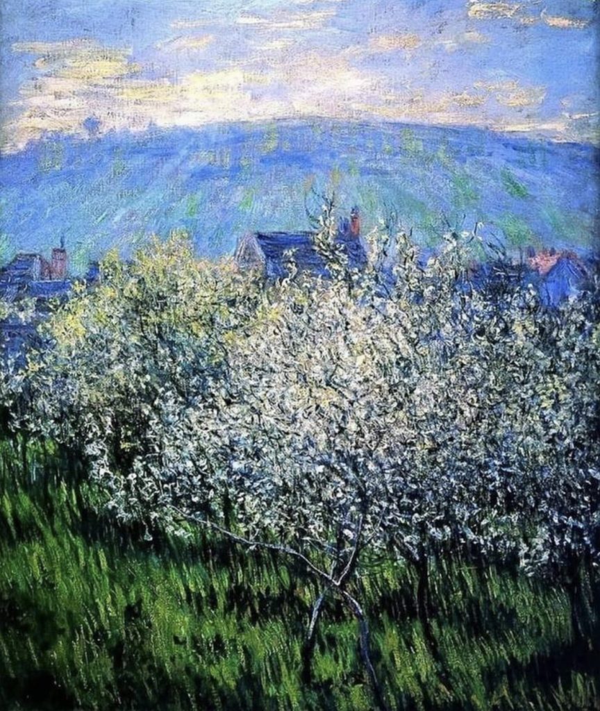 Prunier en fleurs par Claude Monet