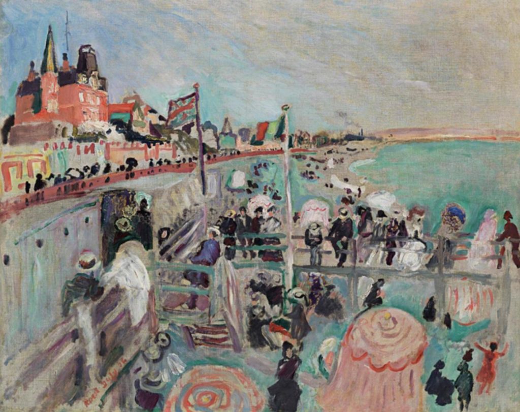 La plage du Havre par Raoul Dufy