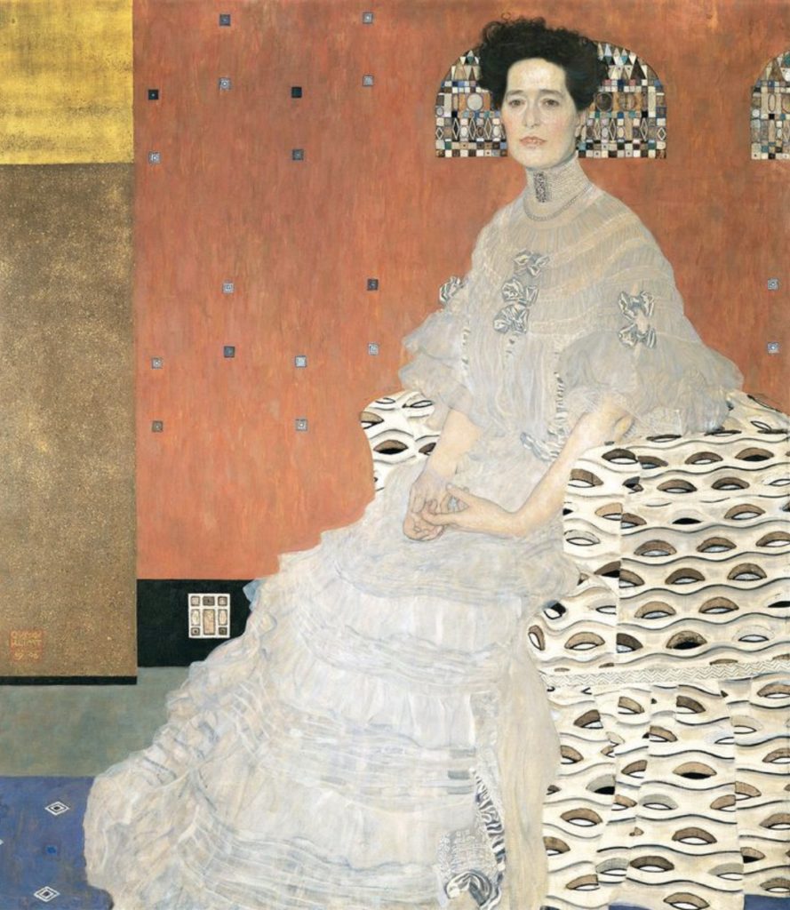 Portrait de Fritza Riedler par Gustav Klimt
