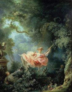 Les hasards heureux de l’escarpolette par Fragonard