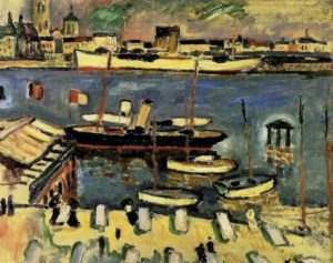 Le bateau blanc par Georges Braque