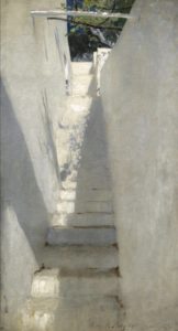 Escalier à Capri par John Singer Sargent