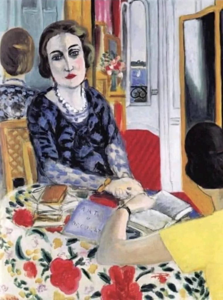 Portrait de la Baronne Gourgaud par Henri Matisse