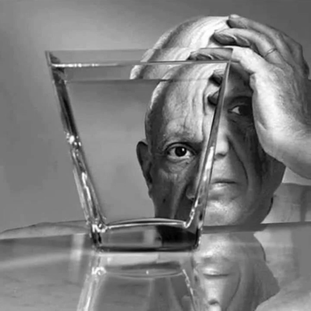 Picasso photographié par Arnold Newman