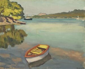 La barque, Porquerolles par Albert Marquet