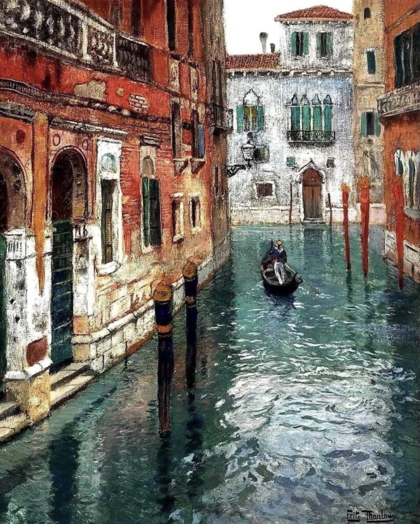Vue de Venise par Frits Thaulow