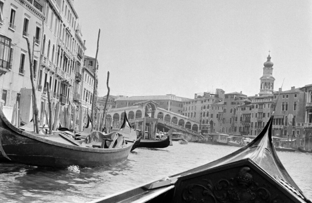 Grand Canal, Venise, photo d’Inge Morath