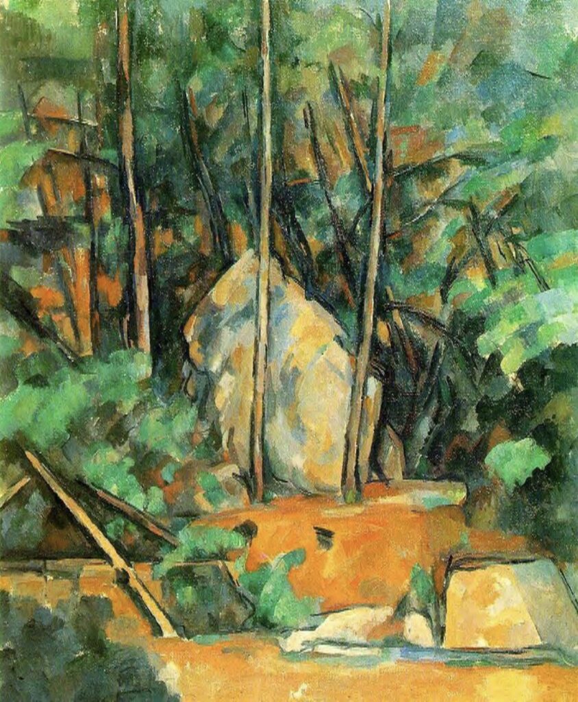 Dans le parc du Château Noir par Paul Cézanne 