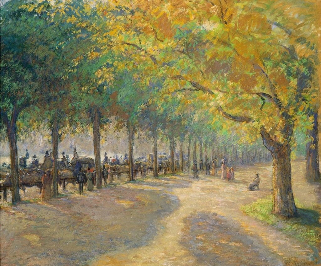 Hyde Park, Londres (1890) de Camille Pissarro