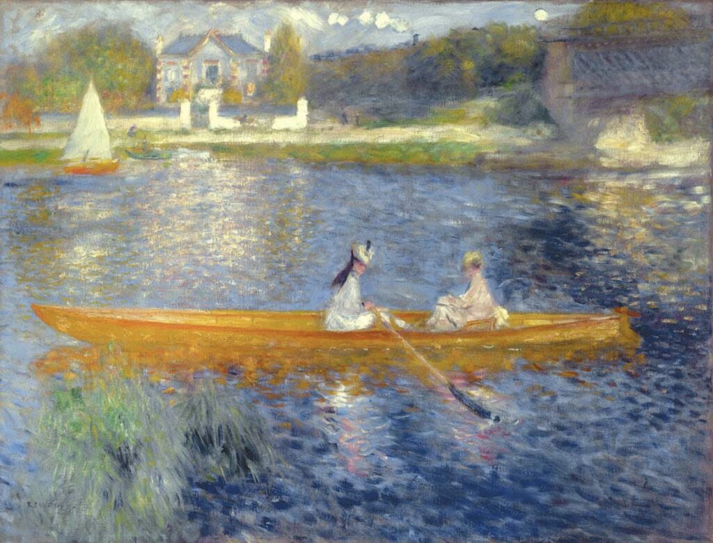 La yole par Auguste Renoir