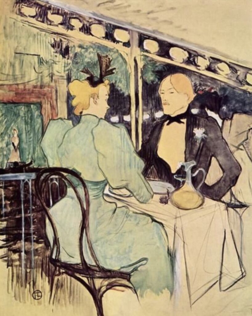Les ambassadeurs par Henri de Toulouse-Lautrec