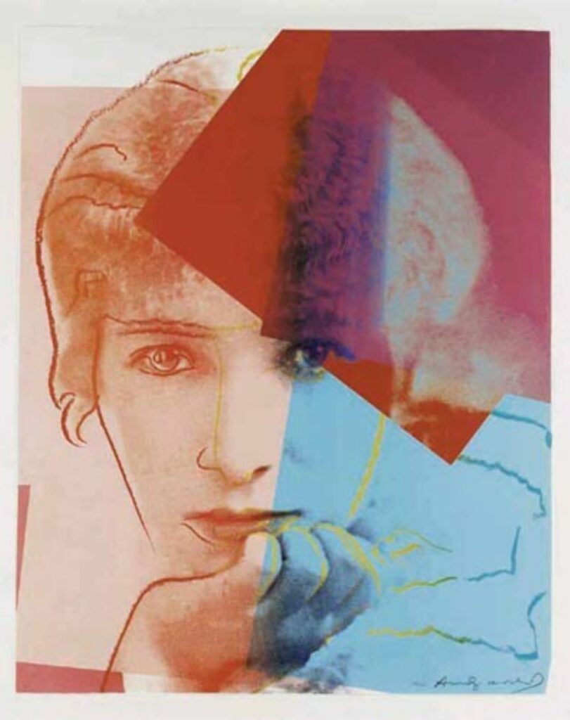 Sarah Bernhardt par Andy Warhol