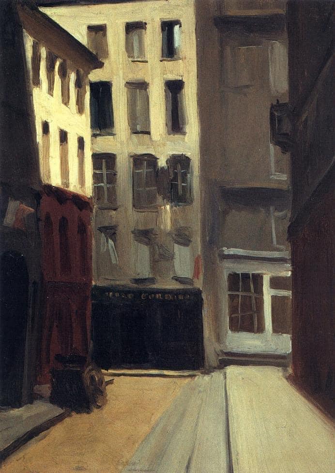 Rue de Paris par Edward Hopper