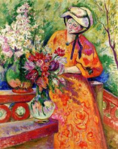 La bouquetière par Henri Manguin