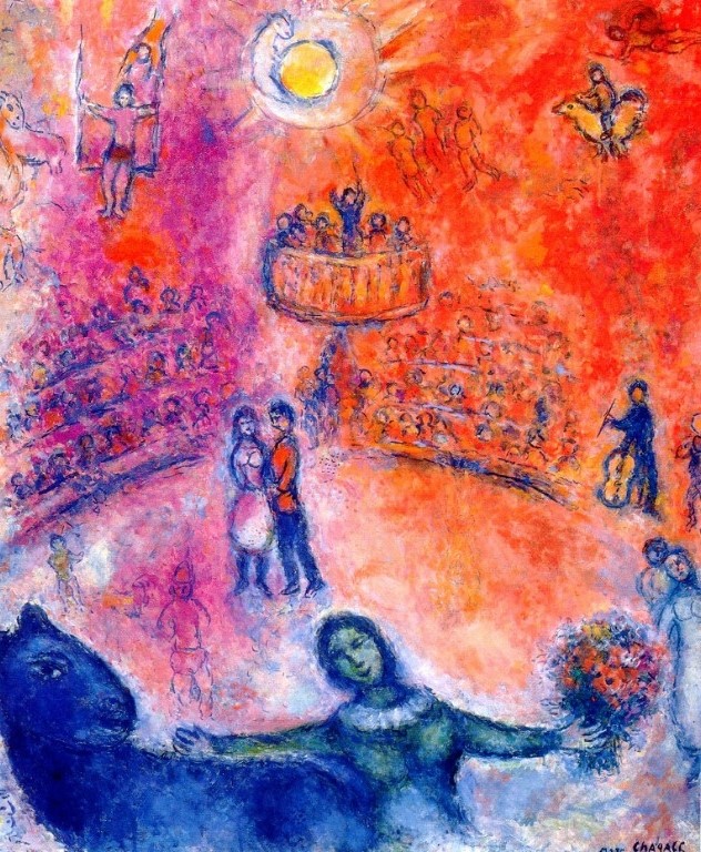 cirque, par Marc Chagall