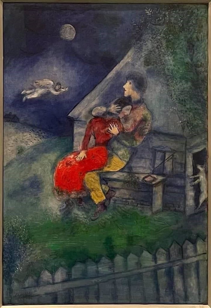 Les amants par Marc Chagall