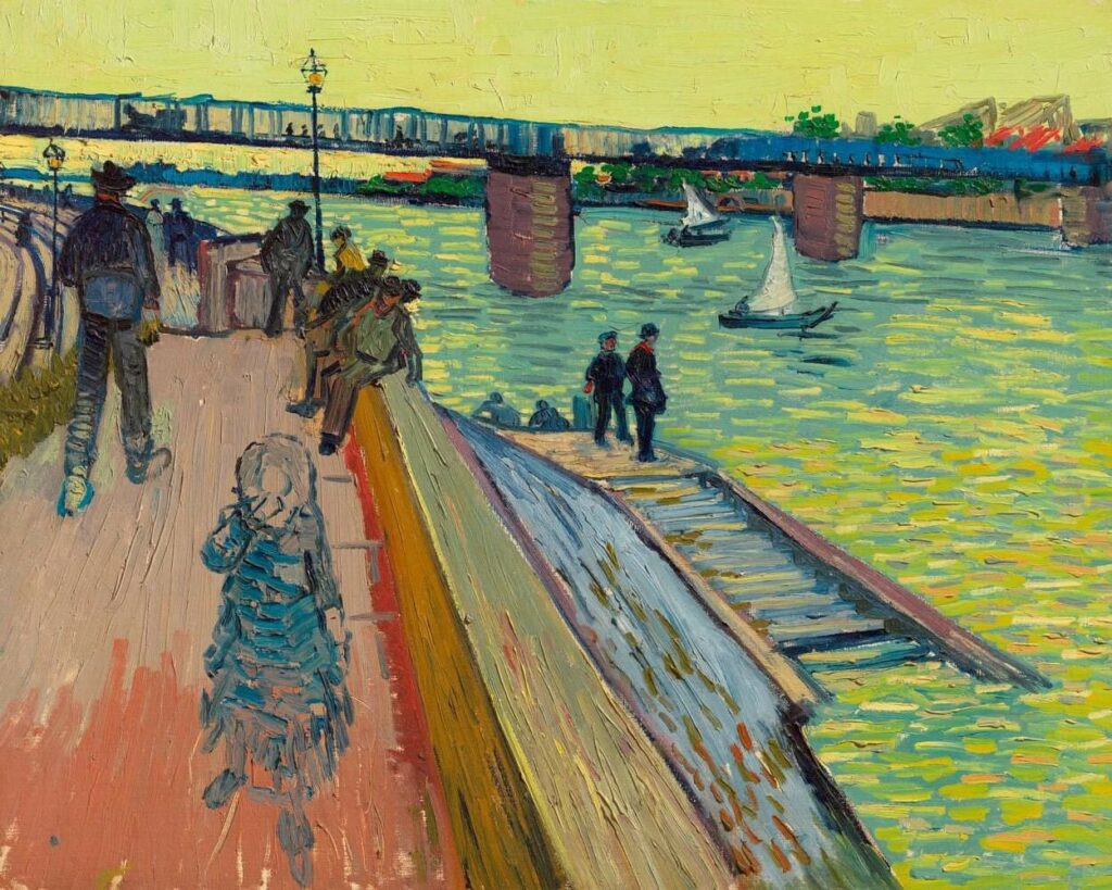 Le pont de Trinquetaille, Arles par Vincent van Gogh