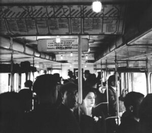 Métro aérien, Paris (1939), photo de Willy Ronis