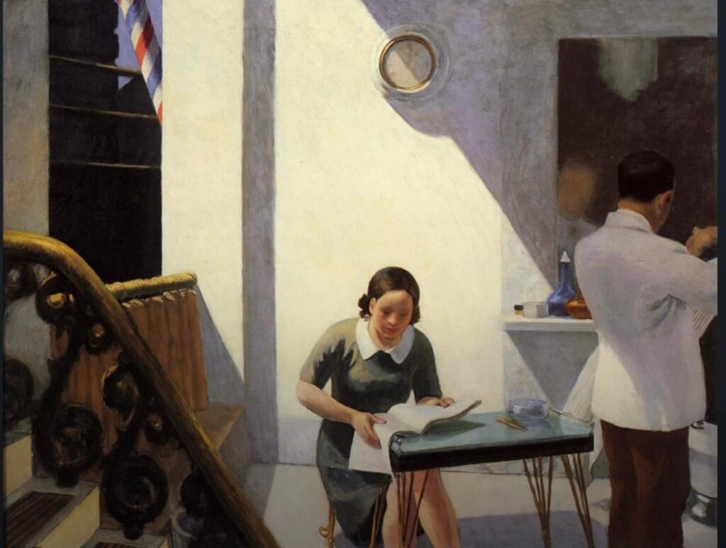 The Barber Shop par Edward Hopper