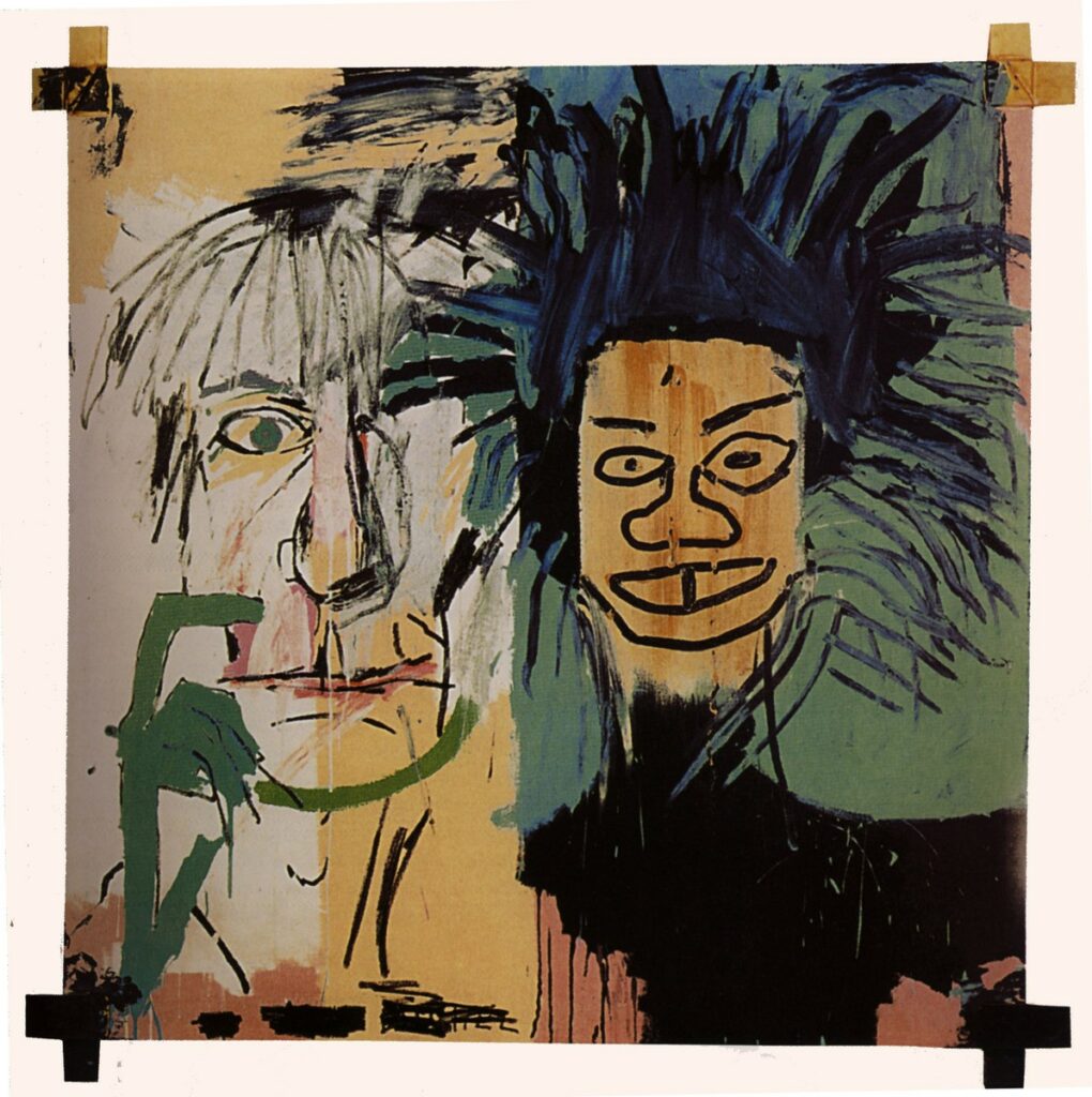 Deux têtes de Jean-Michel Basquiat