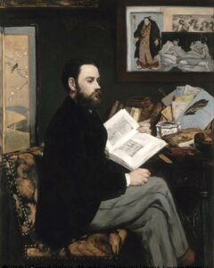 Emile Zola par Edouard Manet