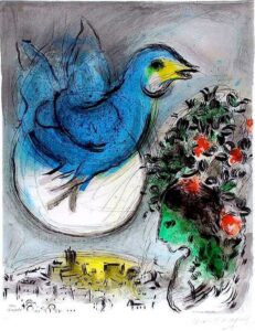 L'Oiseau Bleu par Marc Chagall
