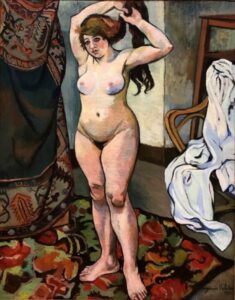 Gilberte nue se coiffant de Suzanne Valadon