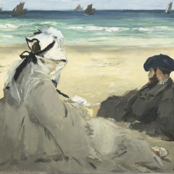 Sur la plage d'Edouard Manet