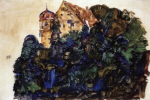 Château de Deuring, Bregenz par Egon Schiele