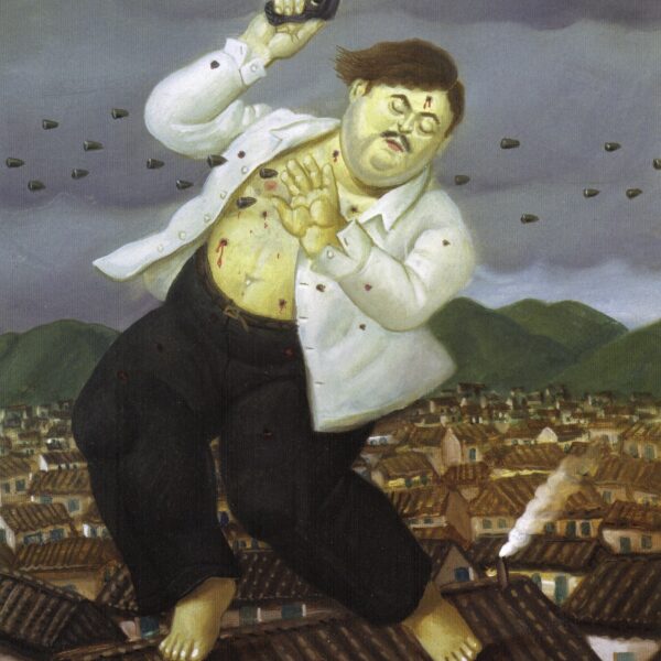 La mort de Pablo Escobar par Fernando Botero