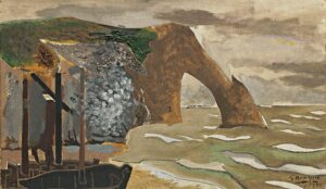 La Falaise d'Étretat par Georges Braque