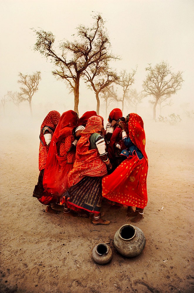 Tempête de sable, Inde (1983), photo de Steve McCurry