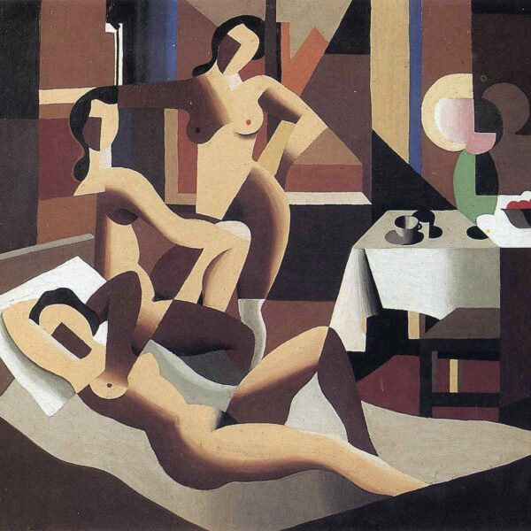 Trois nus dans un intérieur par René Magritte