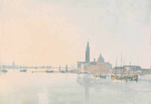 Venise, San Giorgio Maggiore, tôt le matin de William Turner
