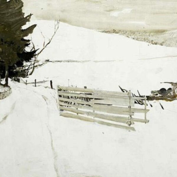 Andrew Wyeth - Paysage enneigé par Andrew Wyeth