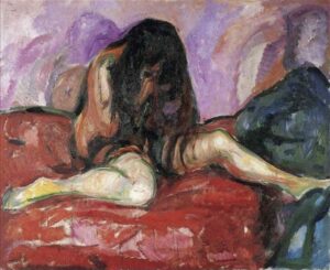 Nu, par Edvard Munch