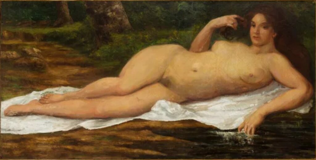 Grande baigneuse par Gustave Courbet