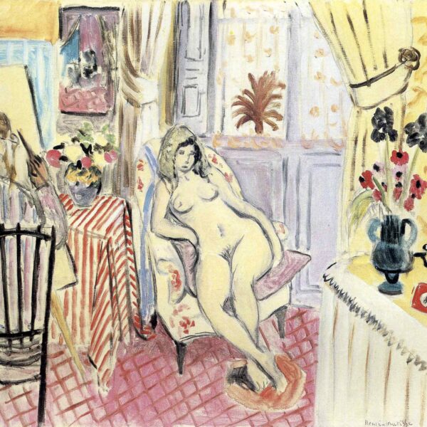 L’artiste et son modèle par Matisse