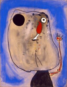 Tête par Joan Miro