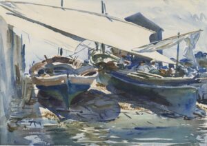 Bateaux par John Singer Sargent
