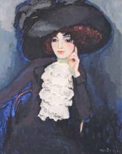 Femme au chapeau par Kees van Dongen