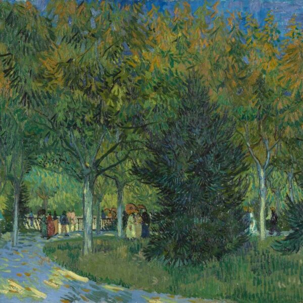 Chemin dans le parc, tableau de Van Gogh