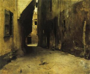 Rue à Venise par John Singer Sargent